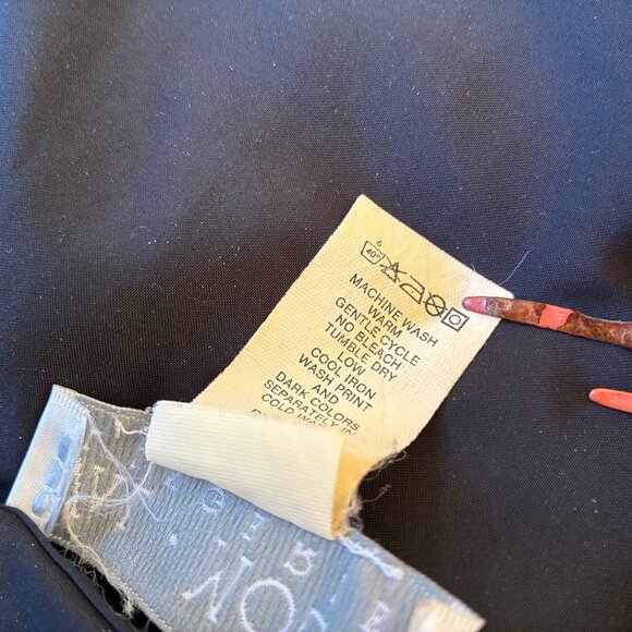 Vintage Val Mode Nightgown Lingerie Black Long Gown size Medium DAMAGED - Picture 13 of 16